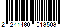 Barcode 2241489018508