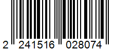 Barcode 2241516028074