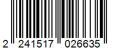 Barcode 2241517026635