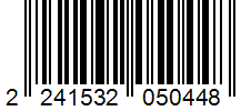 Barcode 2241532050448