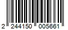 Barcode 2244150005661