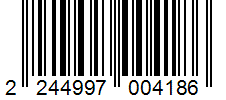 Barcode 2244997004186