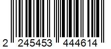 Barcode 2245453444614