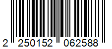 Barcode 2250152062588