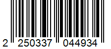 Barcode 2250337044934