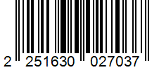 Barcode 2251630027037