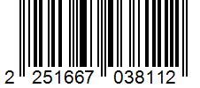 Barcode 2251667038112