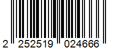 Barcode 2252519024666