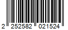 Barcode 2252582021524
