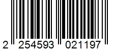 Barcode 2254593021197