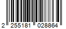 Barcode 2255181028864
