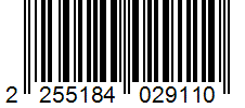 Barcode 2255184029110