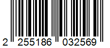 Barcode 2255186032569