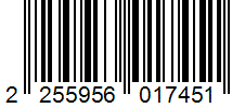 Barcode 2255956017451
