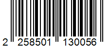 Barcode 2258501130056