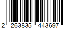 Barcode 2263835443697