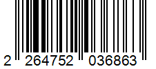 Barcode 2264752036863
