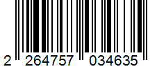 Barcode 2264757034635