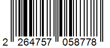 Barcode 2264757058778
