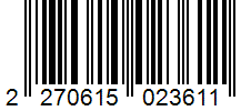 Barcode 2270615023611