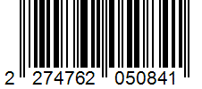 Barcode 2274762050841