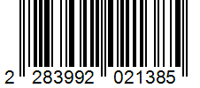 Barcode 2283992021385