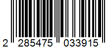 Barcode 2285475033915
