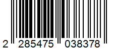 Barcode 2285475038378