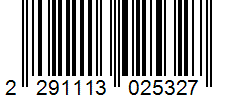Barcode 2291113025327