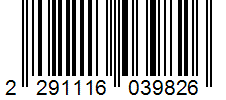Barcode 2291116039826