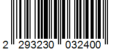 Barcode 2293230032400
