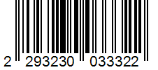 Barcode 2293230033322