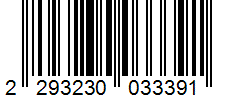 Barcode 2293230033391