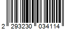 Barcode 2293230034114