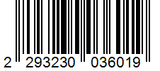 Barcode 2293230036019