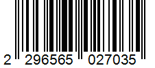 Barcode 2296565027035