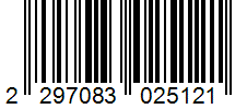 Barcode 2297083025121