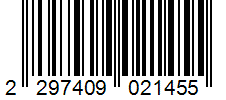 Barcode 2297409021455