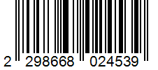 Barcode 2298668024539
