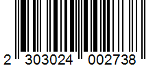 Barcode 2303024002738