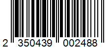 Barcode 2350439002488