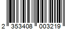 Barcode 2353408003219