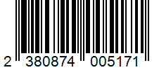 Barcode 2380874005171