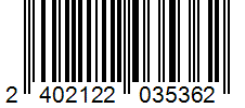 Barcode 2402122035362