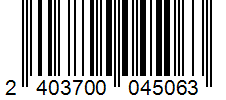 Barcode 2403700045063