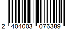 Barcode 2404003076389