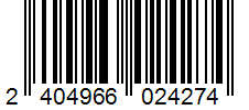 Barcode 2404966024274