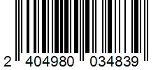 Barcode 2404980034839