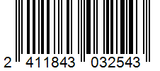 Barcode 2411843032543