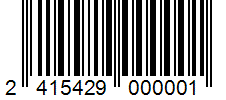 Barcode 2415429000001
